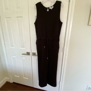 Black Sleeveless Jumpsuit